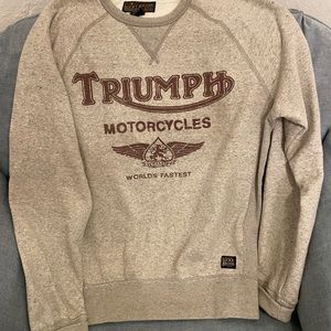 Lucky brand Triumph Motorcycles sweatshirt